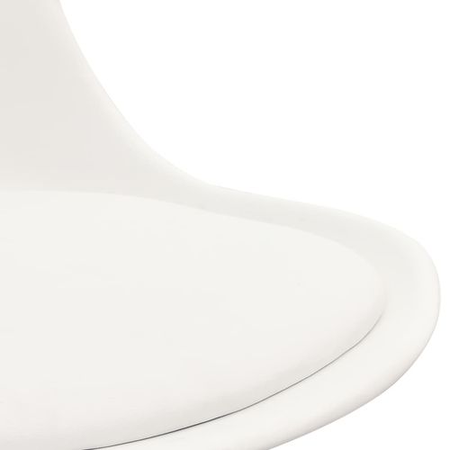 Uredske stolice od umjetne kože 2 kom bijele slika 6