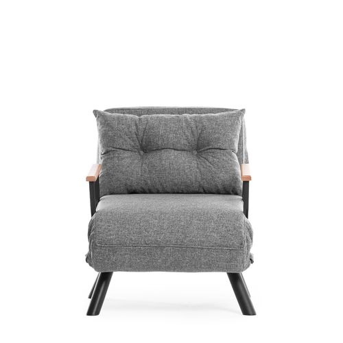 Atelier Del Sofa Sando Single - Jednosedni Sofa-Krevet u Svetlo Sivoj Boji slika 10