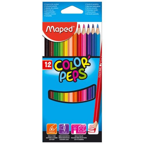 Bojice drvene Maped Color'Peps trobridne 1/1 MAP183212 slika 1