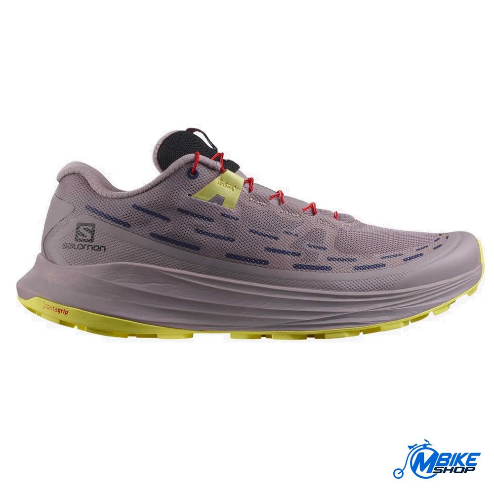 Salomon Ženske patike Ultra Glide W, Quail/Yellow Iris/Fiery Red slika 1