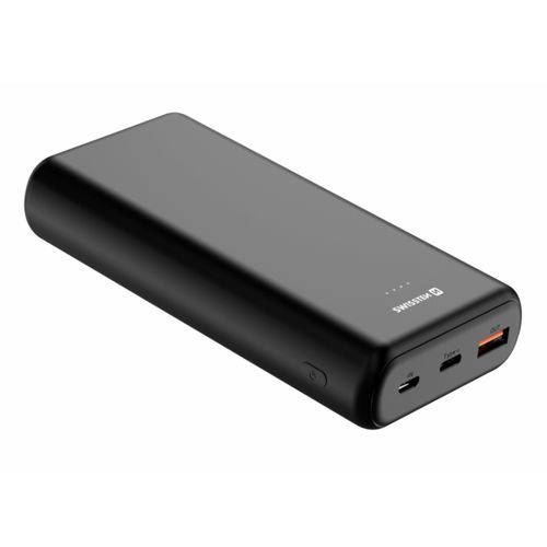 Dodatna baterija - Power Bank SWISSTEN 20000mAh, QC 3.0, USB-C, crna slika 3