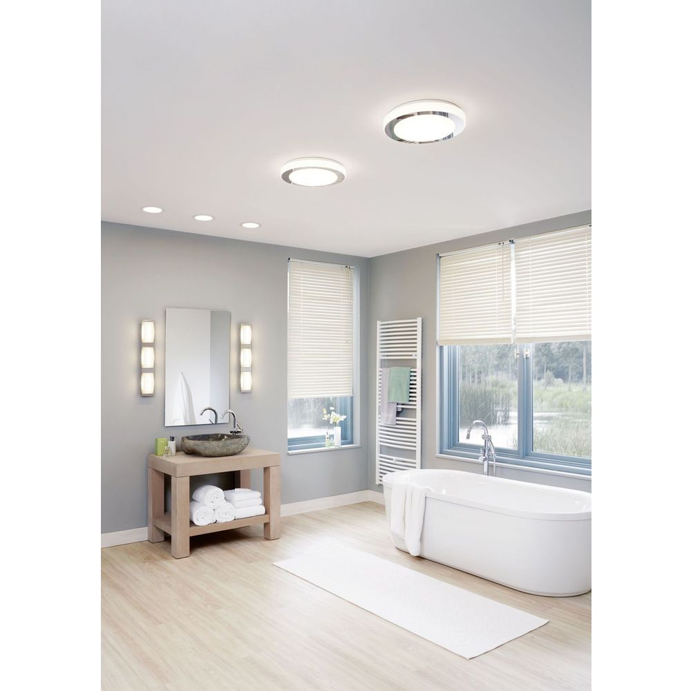 Eglo Carpi Plafonjera/1 - LED Osvjetljenje, 16W, 1500lm, IP44, Promjer 385mm, Krom/Bijela slika 2