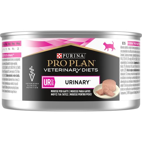 PRO PLAN VETERINARY DIETS UR Urinary, za otapanje i sprječavanje nastanka struvita, 24x195g slika 1