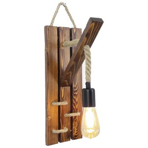 Opviq Ahşap Aplik 19 Walnut Zidna Lampa