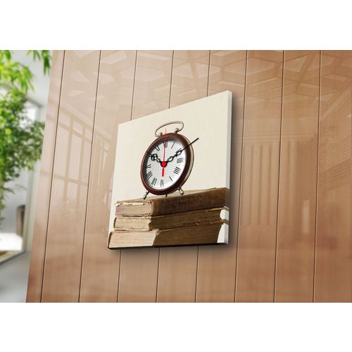 2828CS-11 Multicolor Decorative Canvas Wall Clock slika 2