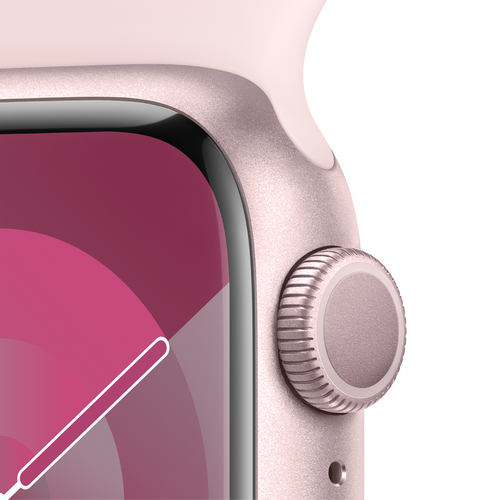 Apple Watch S9 GPS 41mm Pink Alu Case w Light Pink Sport Band - M/L slika 3