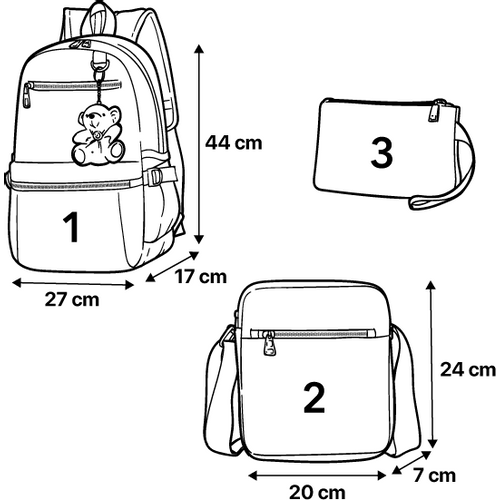 Školski ruksak AstraX slika 4