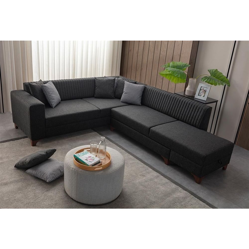 Ugaona Sofa West Desna - boja: antracit slika 2