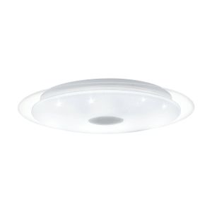 Eglo Lanciano 1 Plafonjera sa LED Rasvjetom, 24W, 1900lm, Daljinski Upravljač, Timer, Dimabilna, Promjer 660mm, Bijela