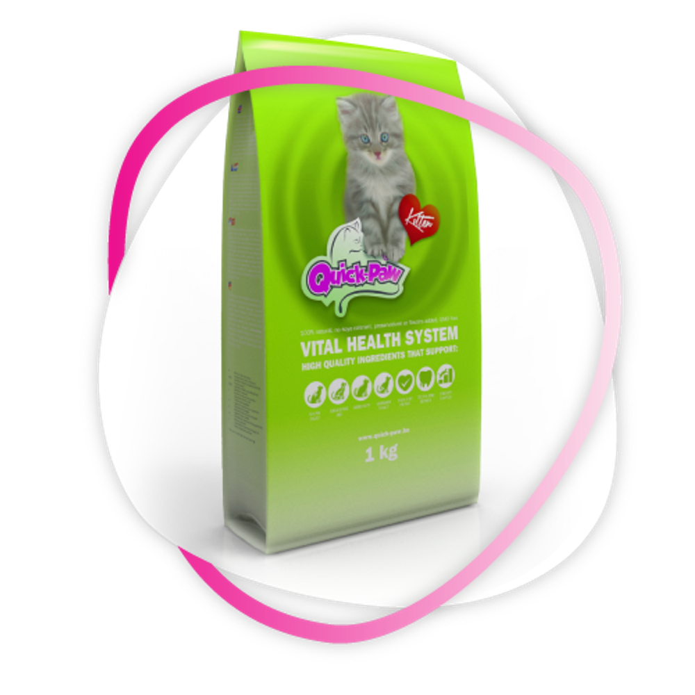 Quick-Paw Premium Kitten za mačke 1 kg slika 1