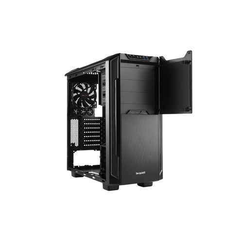 be quiet! BG036 PURE BASE 500 Metallic Gray, MB compatibility: ATX / M-ATX / Mini-ITX, Two pre-installed be quiet! Pure Wings 2 140mm fans, Ready for water cooling radiators up to 360mm slika 3