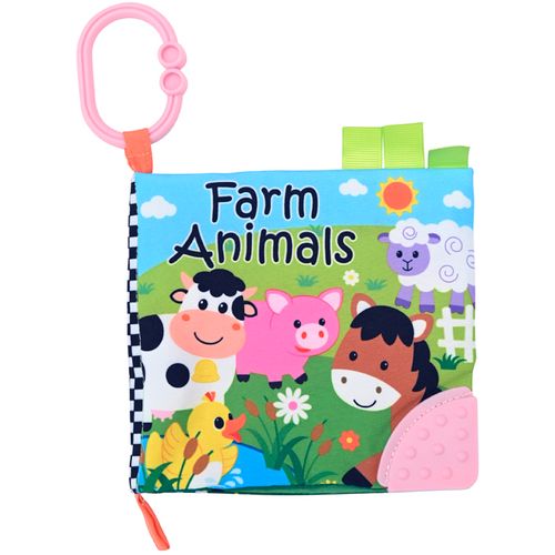 LORELLI BOOK WITH ANIMALS Edukativna Didaktička Igračka u Obliku Knjige Farm slika 2