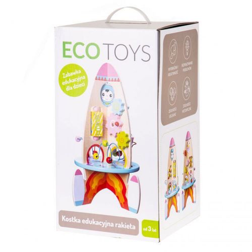 Eco Toys Edukativna Drvena Raketa 8U1 slika 2