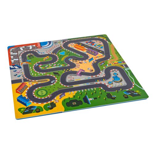 Podloga puzzle staza za utrke s autićem 9kom. slika 2