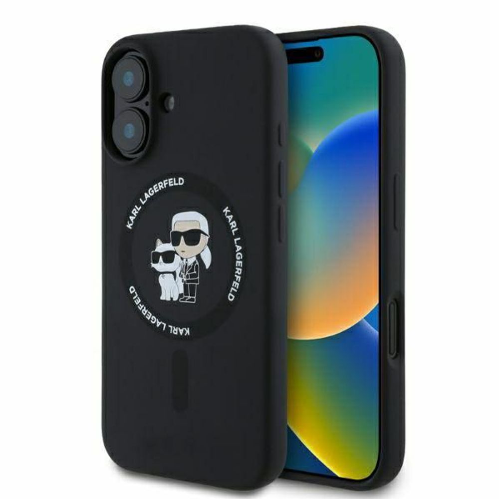 TPU Karl Lagerfeld maska za iPhone 16 KLHMP16SSCMKCRHK slika 1