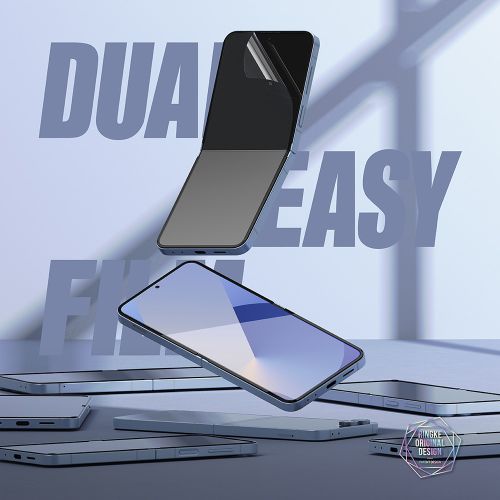 Ringke - Dual Easy Full (2 kom) za Samsung Galaxy Z Flip 6 - Clear slika 2