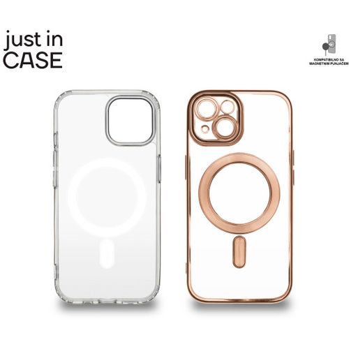 2u1 Extra case MAG MIX paket PINK za iPhone 15 Plus slika 1