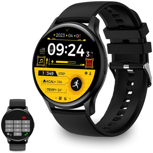 KSIX, smartwatch Core, AMOLED 1.43” zaslon, 5 dana aut., Zdravlje i sport, crni slika 6