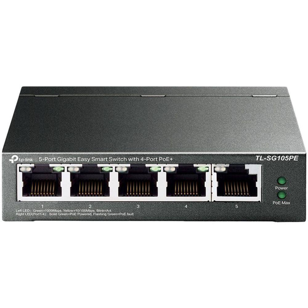 TP-Link 5-Port Gigabit Easy Smart Switch sa PoE+ podrškom slika 1