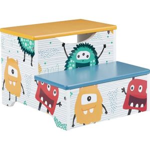 Kinder Home Drvena multifunkcionalna Stepenik stolčica Monster