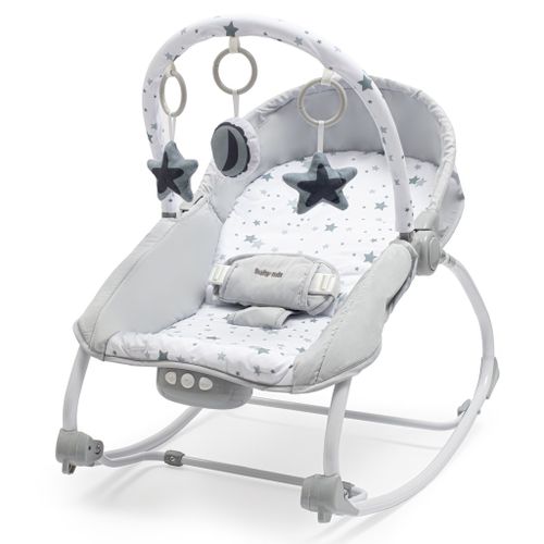 Baby Mix ležaljka grey stars (do 18kg) slika 1