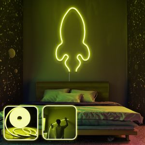 Rocket - Medium - Yellow Yellow Decorative Wall Led Lighting