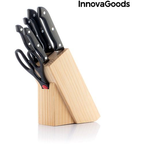 InnovaGoods set noževa s drvenim stalkom 6/1 slika 4