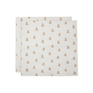 Jollein Muslin pelene Teddy Bear 115x115cm, 2kom