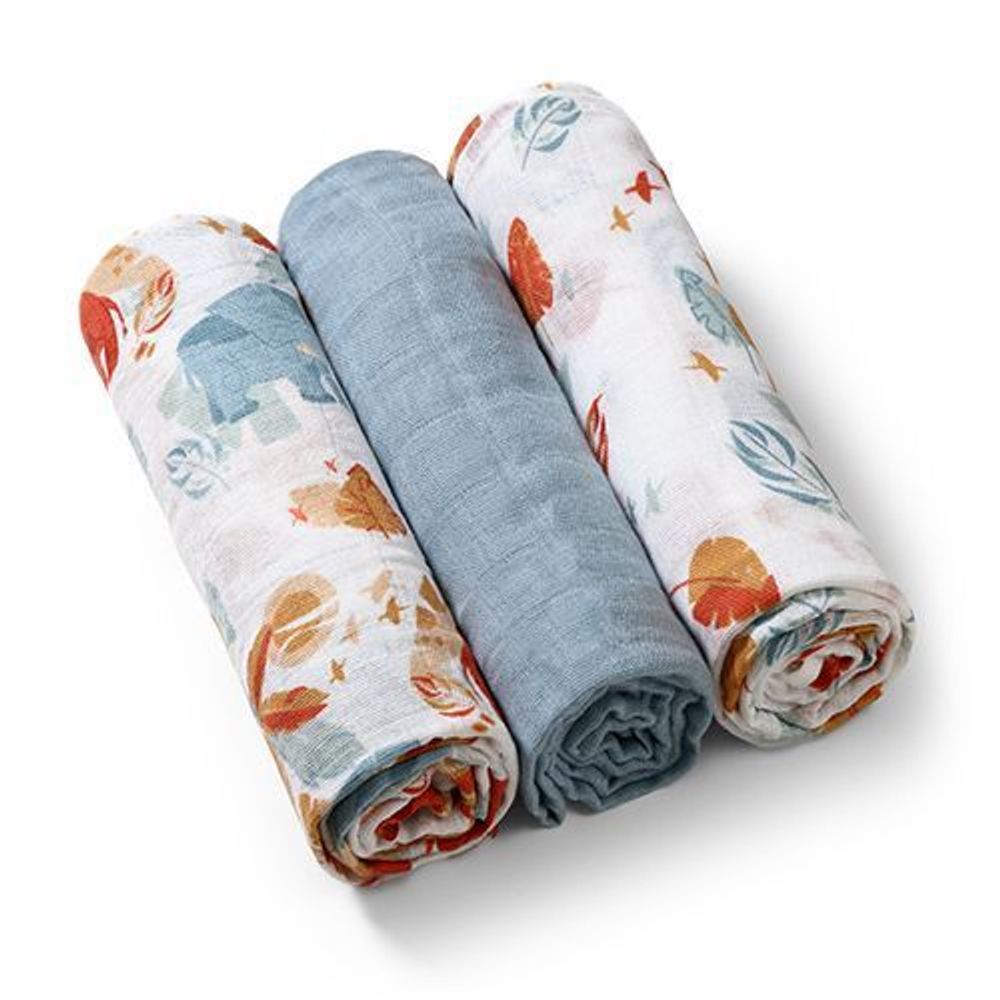 348/07 plavi muslin kričke 3 kom slika 1