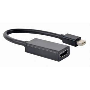 A-mDPM-HDMIF4K-01 Gembird 4K Mini DisplayPort to HDMI adapter cable, black