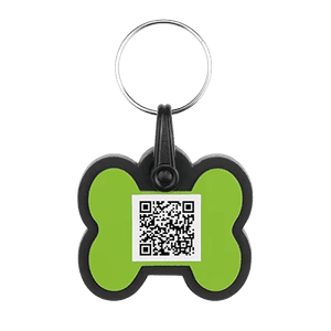Pet ID privjesak za ogrlicu psa kost