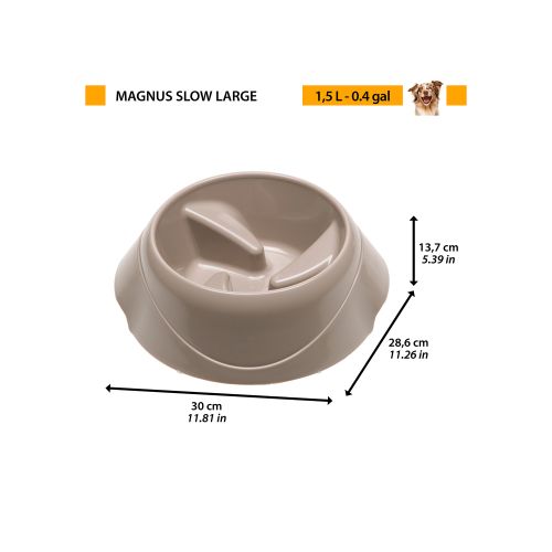 Ferplast Posuda Magnus Slow Large 30X28,6X13,7 cm - 1,5L slika 2