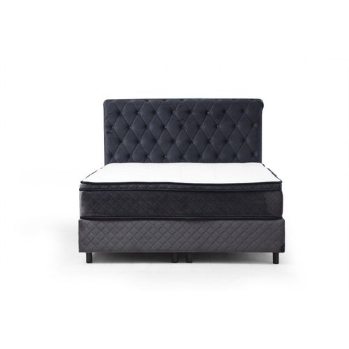 Sonata Set 90 x 190 - Anthracite Anthracite Single Mattress, Base & Headboard slika 5