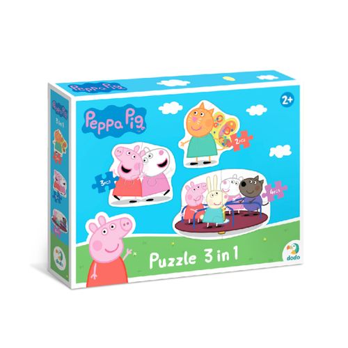 DODO Puzzle Peppa Prase 3u1 339 slika 1