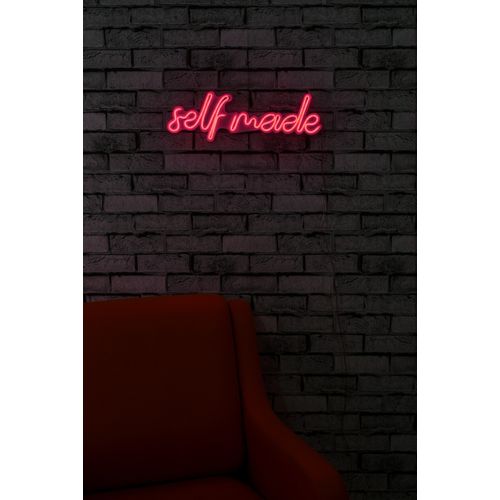 Wallity Ukrasna plastična LED rasvjeta, Self Made - Pink slika 3