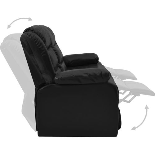 2-dijelni set sofa od umjetne kože crni slika 14