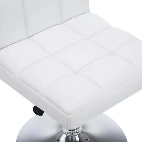 Blagovaonske stolice od umjetne kože 2 kom bijele slika 34