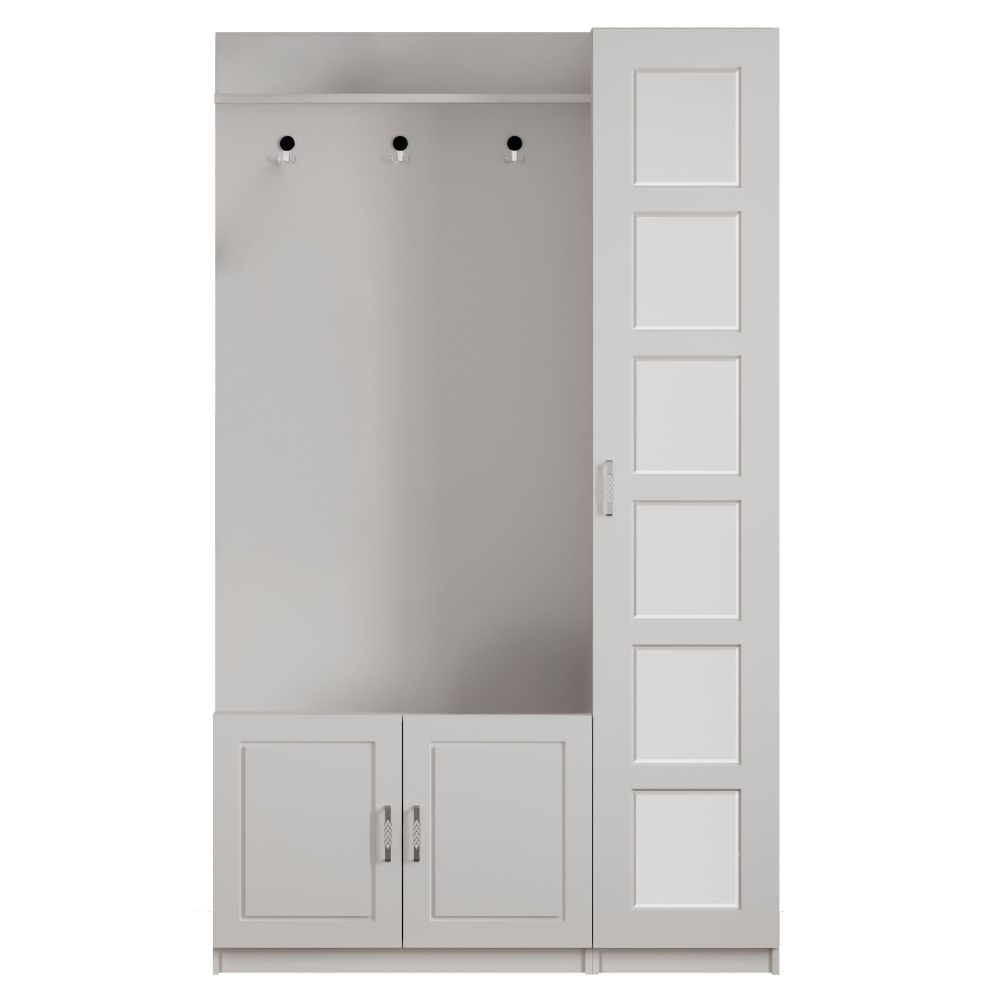 Hall Stand Rb-054 u Mat Bijeloj Boji slika 4