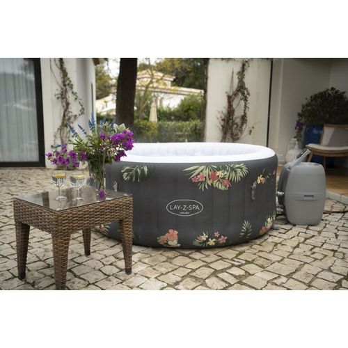 Masažni bazen-Jacuzzi na napuhavanje Bestway 170*66cm - sivi sa detaljima slika 6