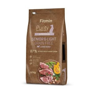 Fitmin Dog Purity Grain Free Senior & Light Jagnjetina, hrana za pse 12kg