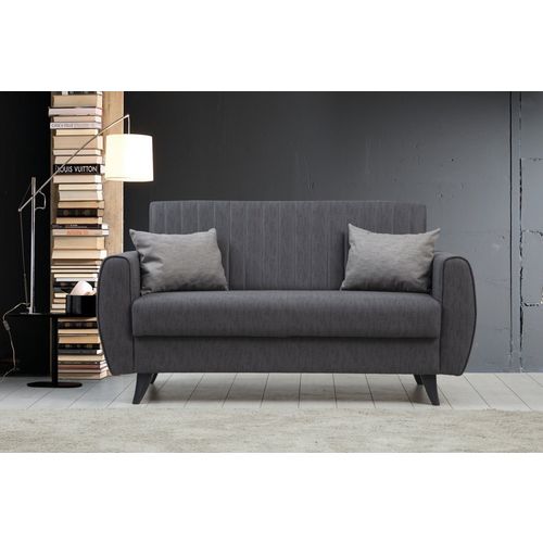 Atelier Del Sofa Alkon - Dark Grey Dark Grey 2-Seat Sofa-Bed slika 1