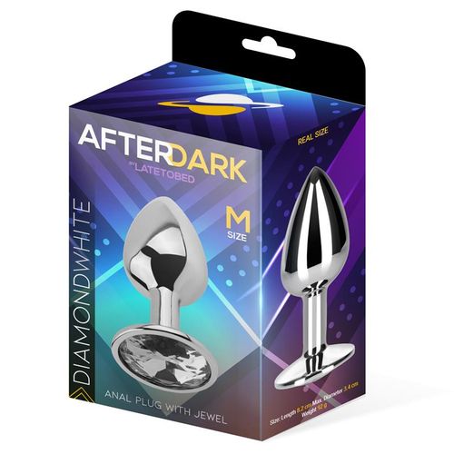 Afterdark Aluminium Diamond Butt Plug S/M/L slika 5