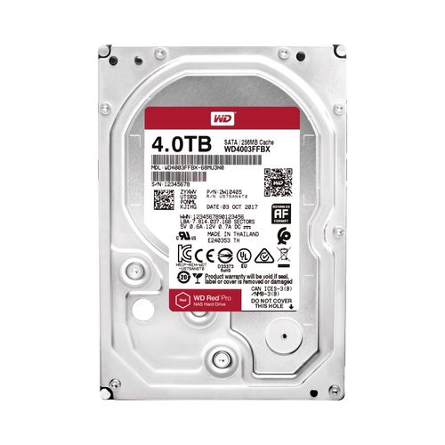 WD 4TB 3.5 inča SATA III 256MB 7.200 WD4003FFBX Red Pro hard disk slika 1