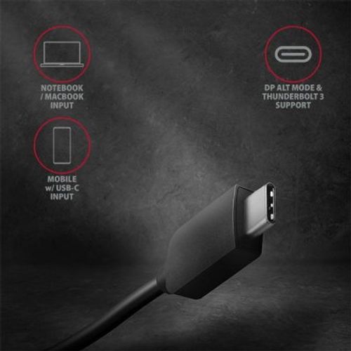 Axagon adapter USB-C na DisplayPort 4K/60Hz slika 3