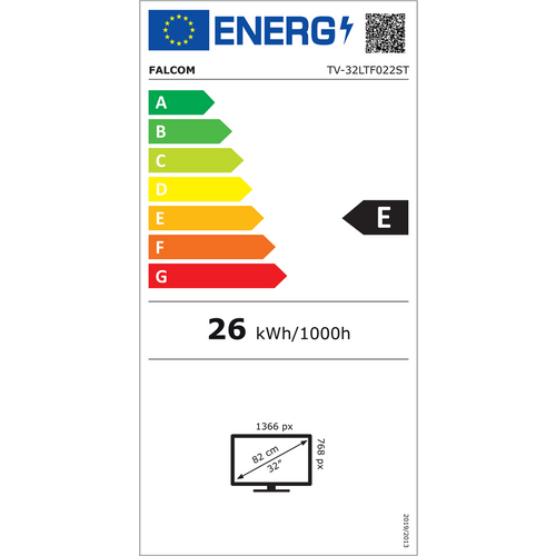 Falcom LED TV prijemnik 32", HD Ready, DVB-S2/T2/C, HDMI, CI+ - TV-32LTF022ST slika 3