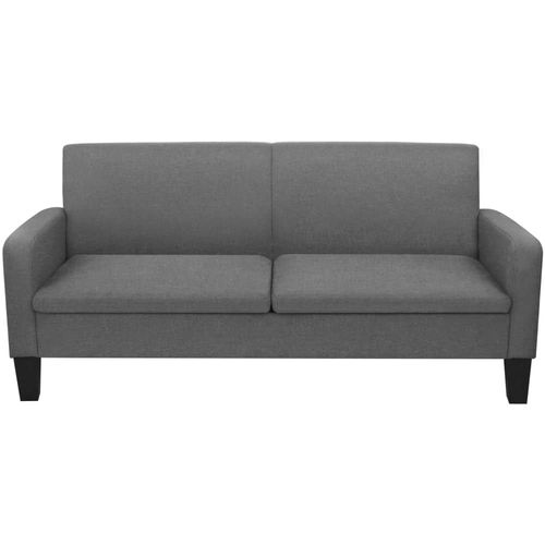 2-dijelni set sofa od tkanina tamnosivi slika 3