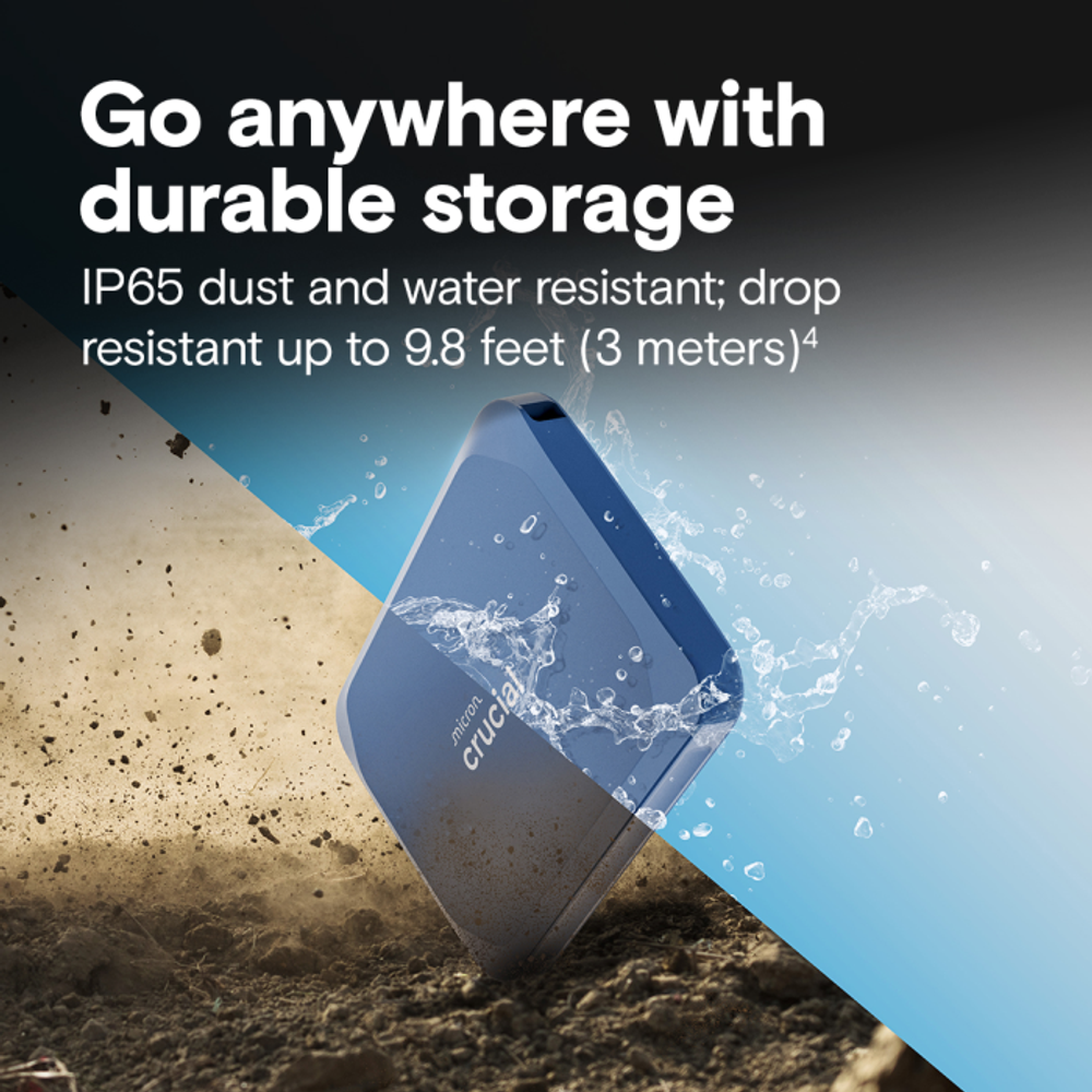 Crucial X10 Pro 1TB prijenosni SSD disk slika 5