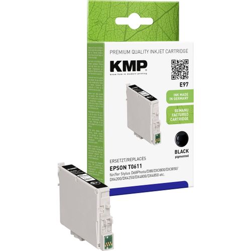 KMP tinta zamijenjen Epson T0611 kompatibilan  crn E97 1603,0001 slika 2