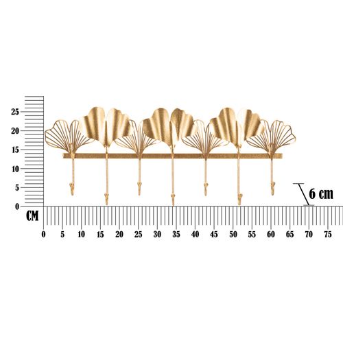 Mauro Ferretti Zidna vješalica 7 listova cm 66,2x6x26,3 slika 5