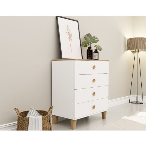 Vento 3650 Oak
White Dresser slika 3